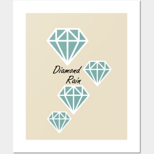 Diamond heart Posters and Art